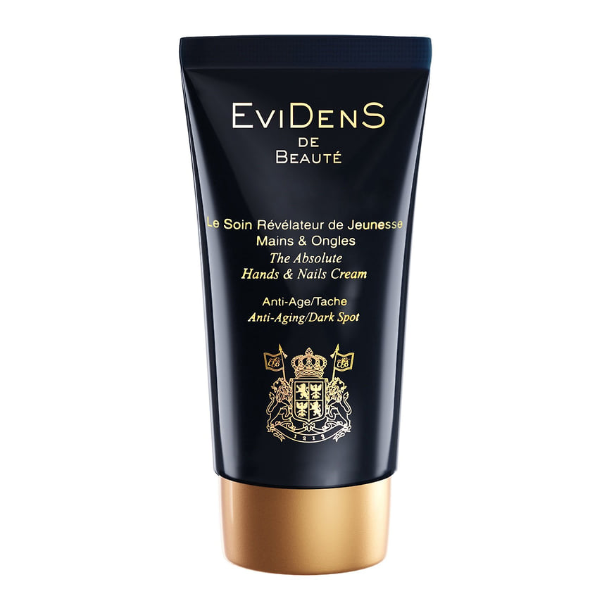 EviDens de Beaute, крем для рук и ногтей The Absolute Hands &amp; Nails Cream с противовозрастным эффектом. Состав: природная минеральная вода, экстракт юдзу, пептиды, эктоин.

