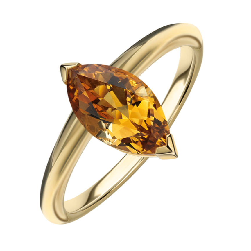 Stephen Webster, кольцо Jitterbug, желтое золото, цитрин, 162 000 руб., Mercury