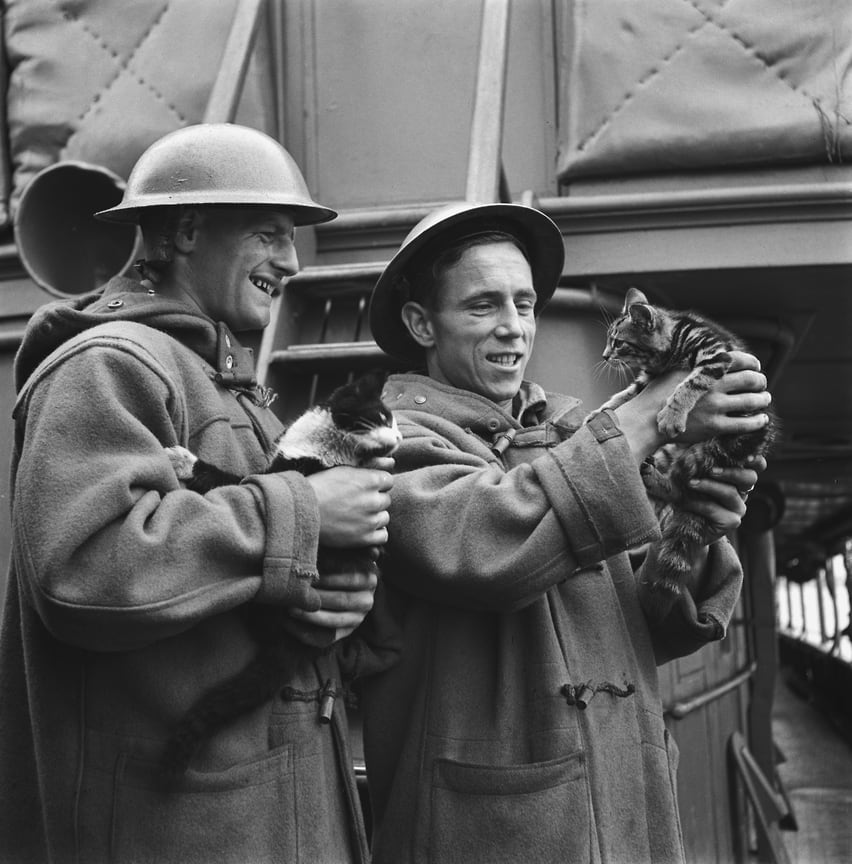 Британские моряки, 1941 год.