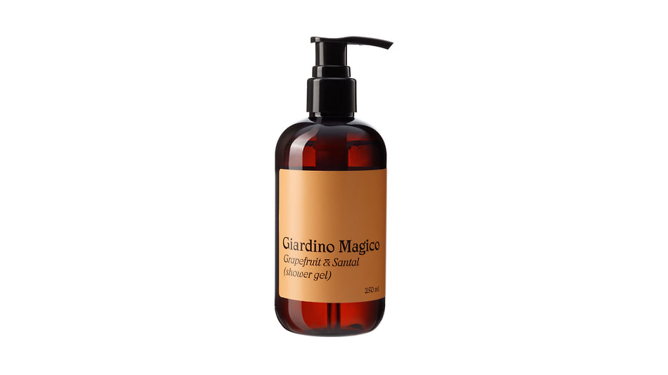 Giardino Magico, мягкий очищающий гель для душа Grapefruit &amp; Santal.