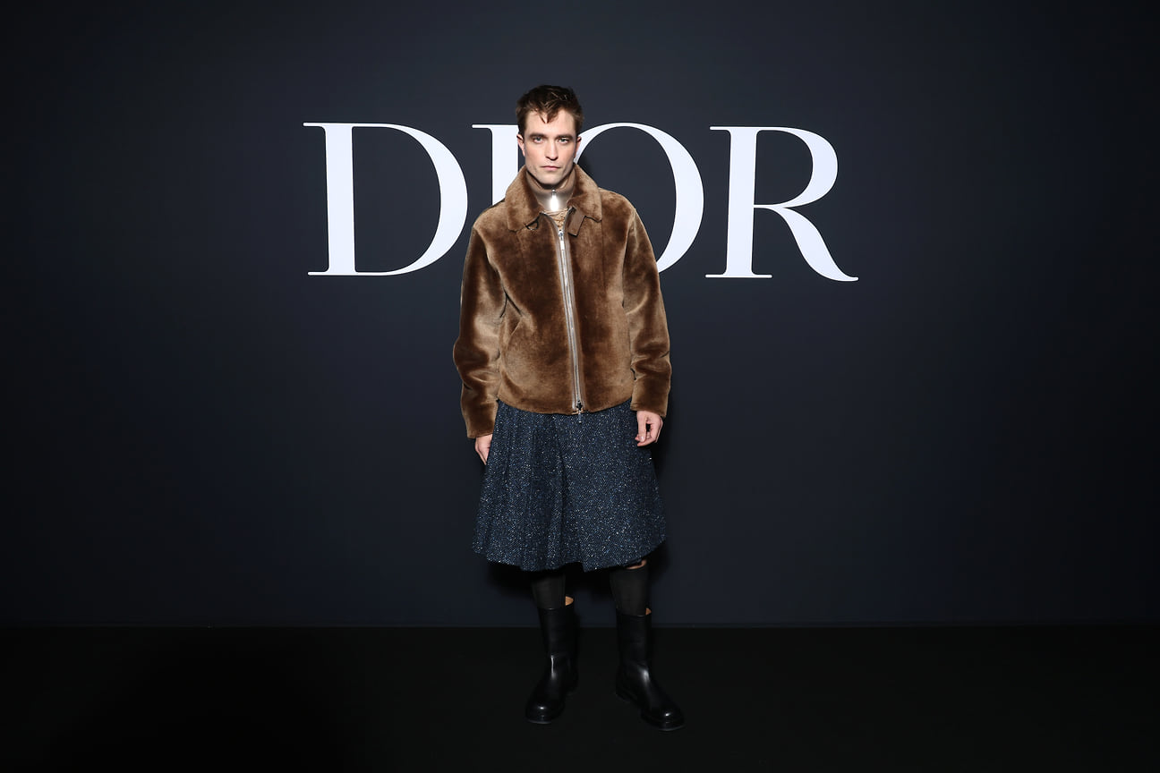 Роберт Паттинсон на показе Dior