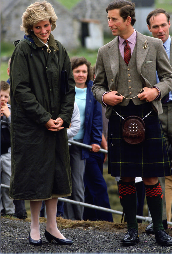 Принц Чарльз и принцесса Диана, 1985 год.