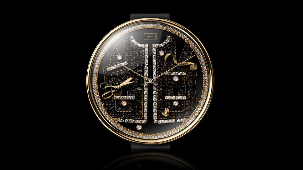Часы Chanel Mademoiselle Prive Pique-Aiguilles Decor Tweed