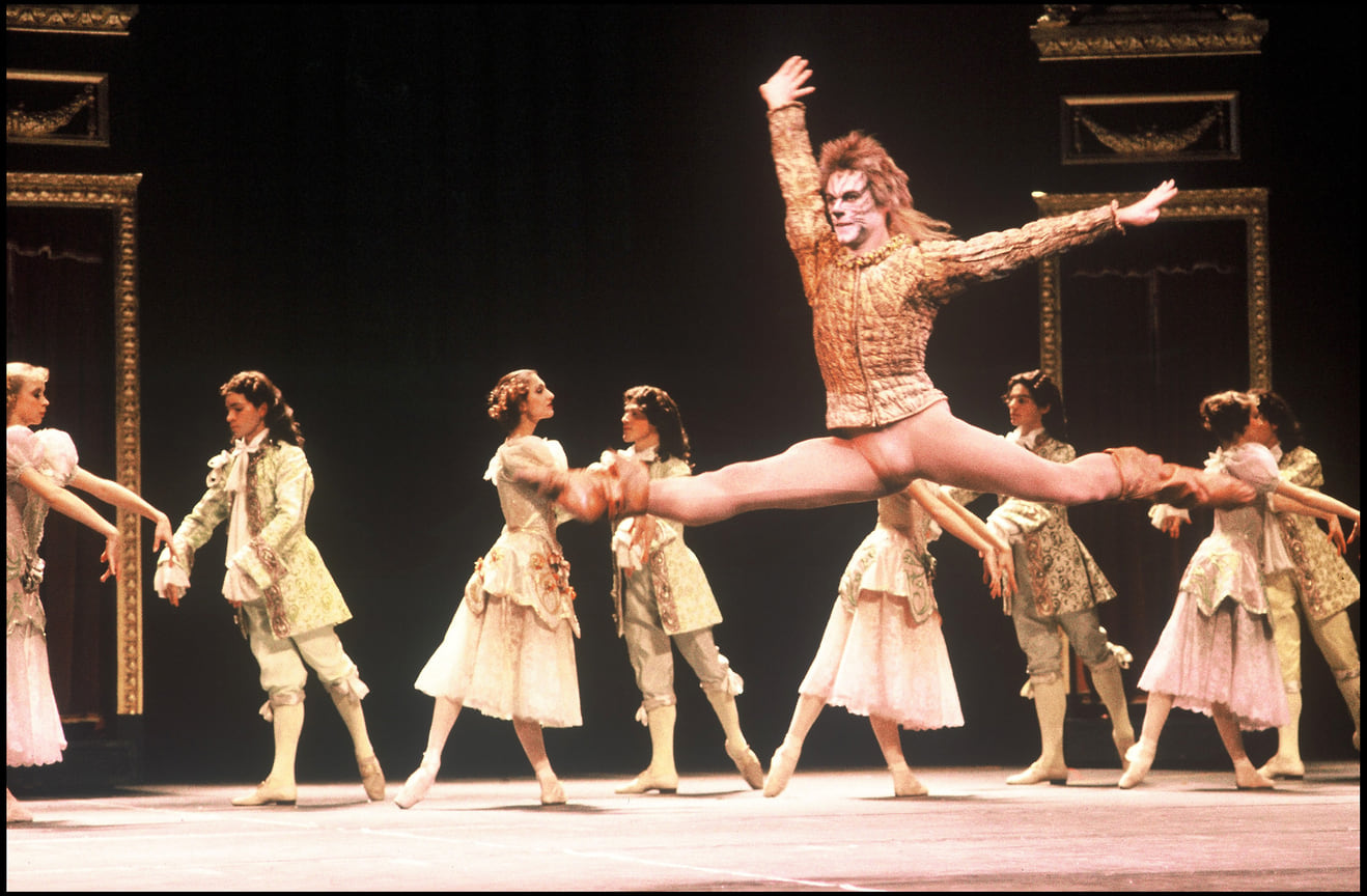 Дюпон в балете «Кот в сапогах», 1985 год.