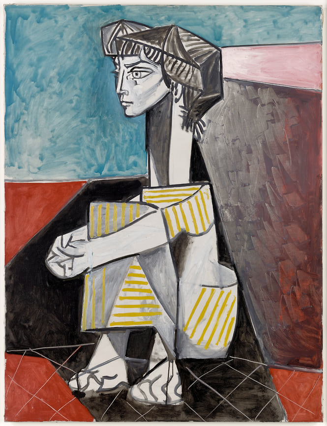 Пабло Пикассо, «Жаклин со скрещенными руками», 1954 год