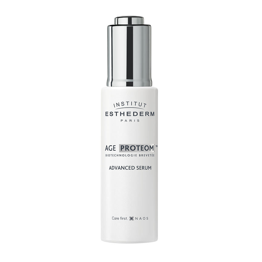 Institut Esthederm (Франция): омолаживающая сыворотка-эмульсия Age Proteom Advanced Serum — восстанавливает кожу, добавляет упругости и сияния, разглаживает мелкие морщины.