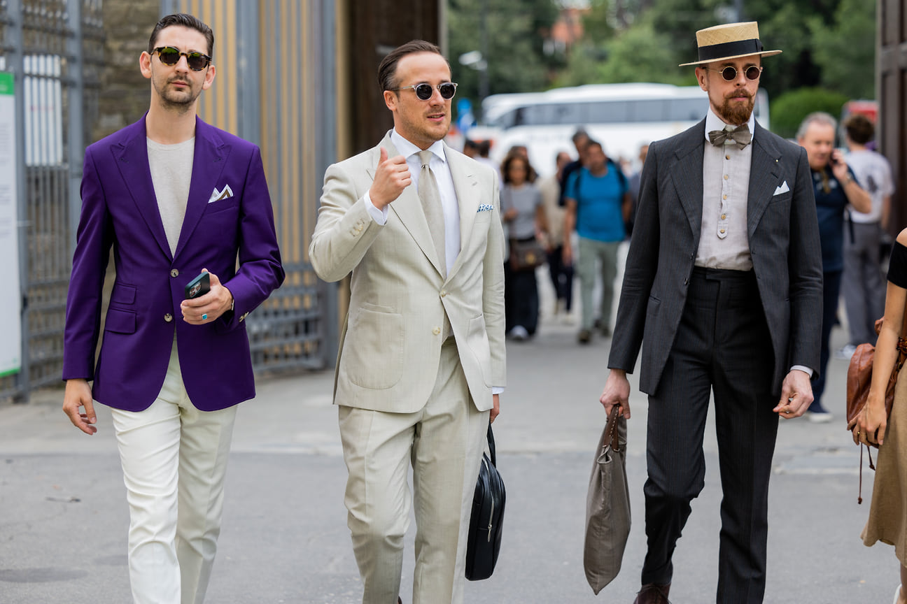 Гости выставки Pitti Uomo