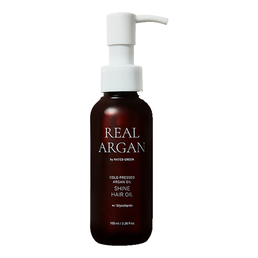 Rated Green, гликолипидное масло для сияния волос Real Argan с маслами арганы, кокоса, жожоба, моринги