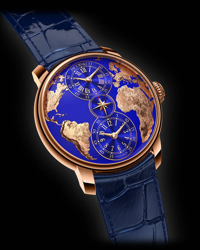 Часы Jacob &amp; Co The World Is Yours Dual Time Zone