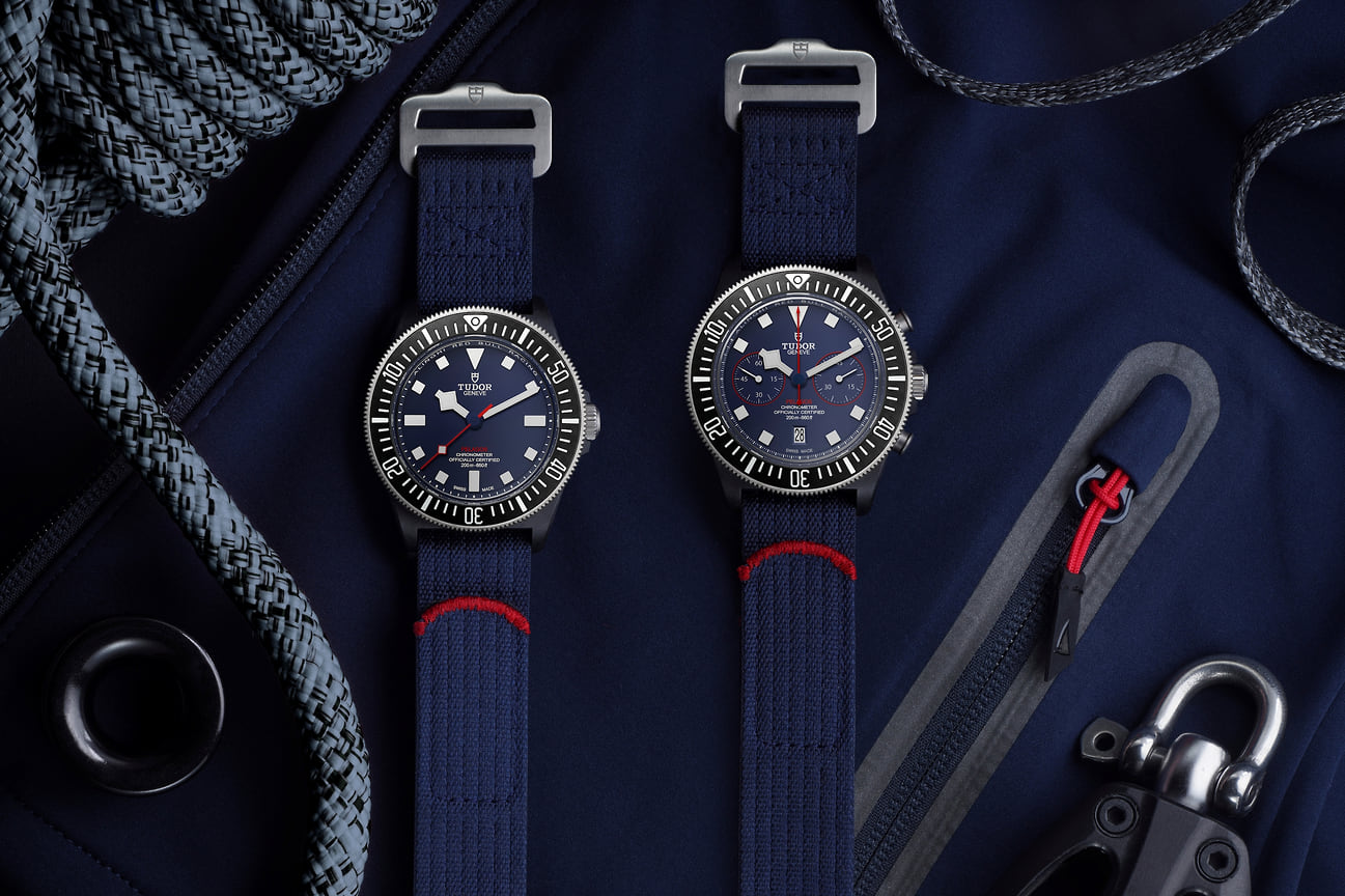 Часы Tudor Pelagos FXD и Pelagos FXD Chrono «Alinghi Red Bull Racing Edition»