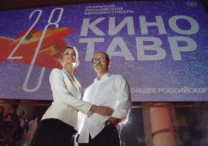 Бывшие супруги Паулина Андреева и Федор Бондарчук на «Кинотавре» в 2017 году 