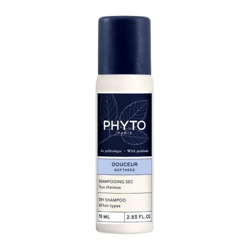 Phyto, сухой шампунь из гаммы Softness: продлевает ощущение свежести и придает объем и блеск волосам. В составе: пребиотик, рисовая пудра