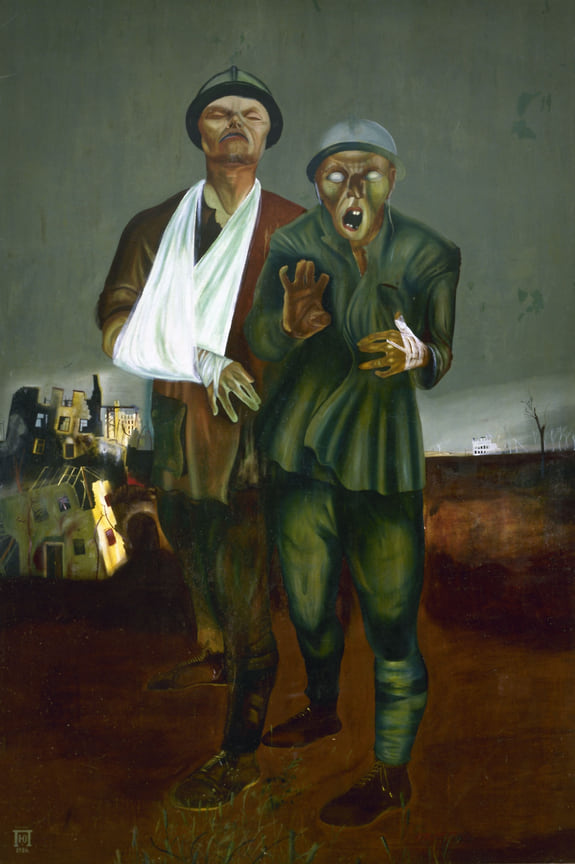 Юрий Пименов. Инвалиды войны. 1926 г. Государственный Русский музей