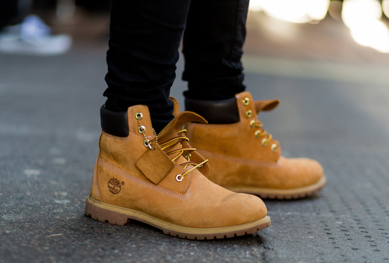 Желто-коричневые ботинки Timberland 