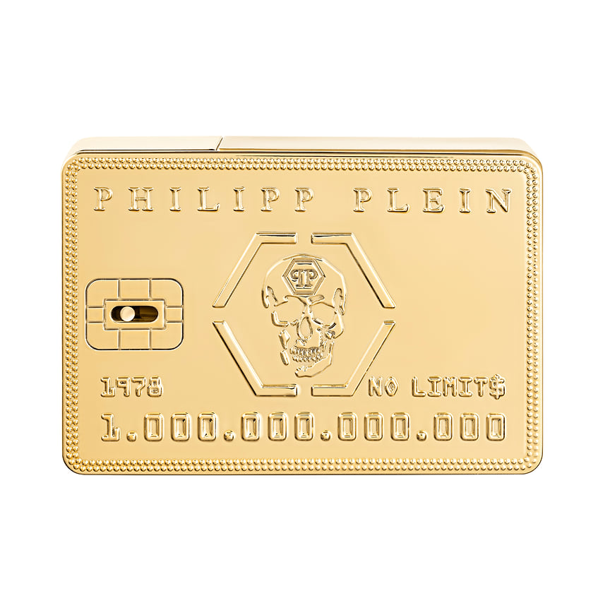 Philipp Plein, новый аромат для мужчин No Limit$ Gold. Ноты: апельсин, имбирь, бергамот, пачули, герань, бензоин