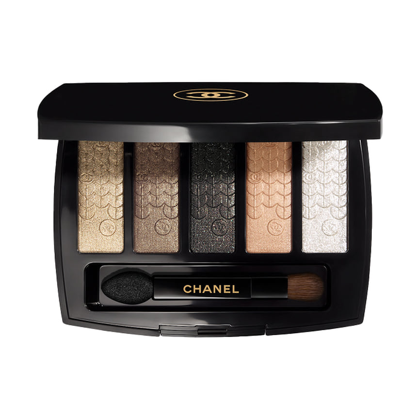 Chanel, палитра теней Lumiere Graphique из новогодней коллекции макияжа