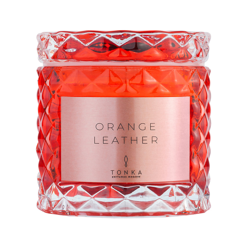 Tonka Perfume Moscow, свеча парфюмированная из коллекции Orange Leather, 10 000 руб
