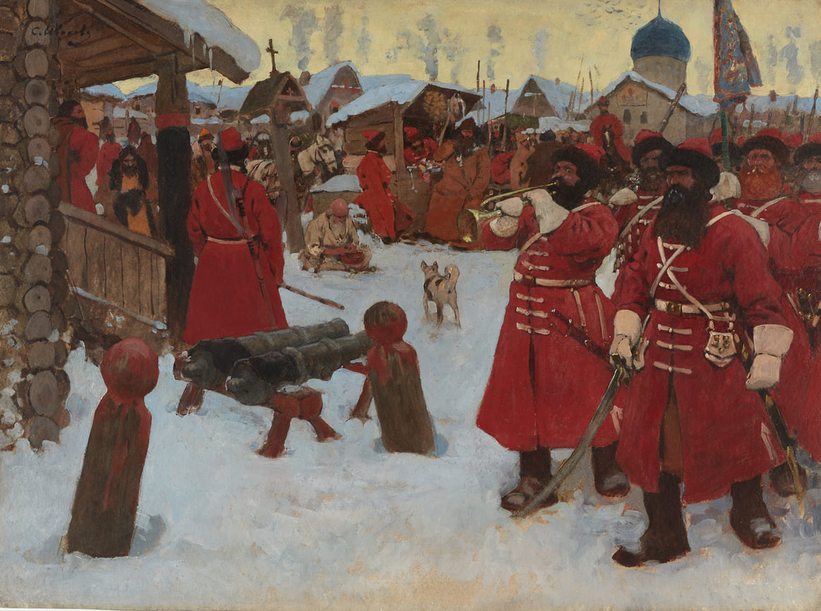 Сергей Иванов. В стрелецкой слободе. 1908