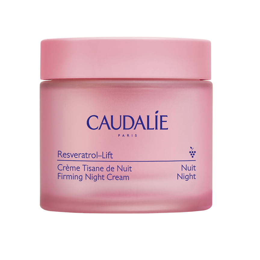 Caudalie, укрепляющий ночной крем Resveratrol-lift: разглаживает морщины, добавляет коже упругости. В составе: веганский коллаген растительного происхождения, ресвератрол виноградной лозы, гиалуроновая кислота разной молекулярной массы