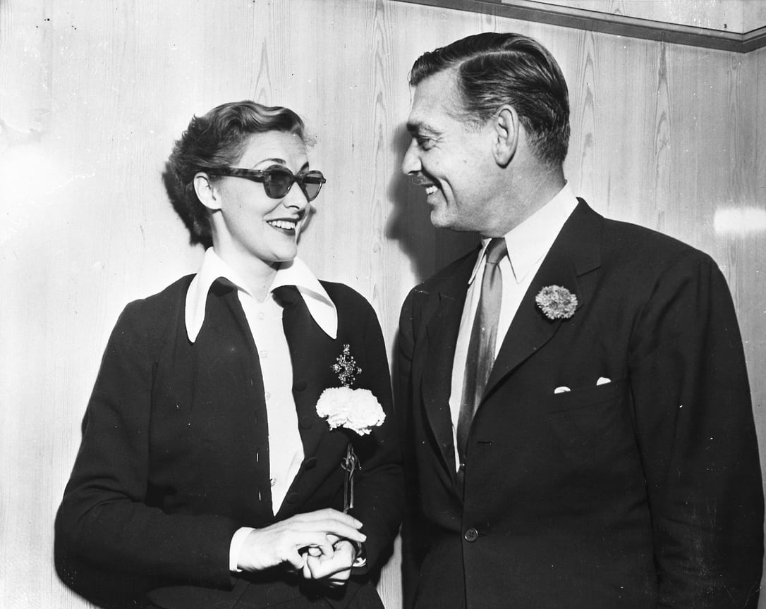 Актер Кларк Гейбл и миссис Говард Хоукс («Слим» Кейт), 1948 год