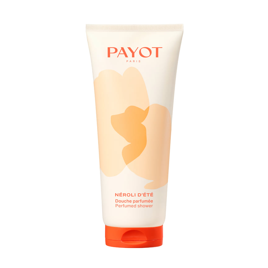Payot, парфюмированный гель для душа линии Neroli d&#39;Ete: ароматизирует и мягко очищает кожу. В составе средства - 77% ингредиентов натурального происхождения, в том числе эфирное масло петигрейна. В оформлении использованы рисунки парижской художницы Лесли Давид