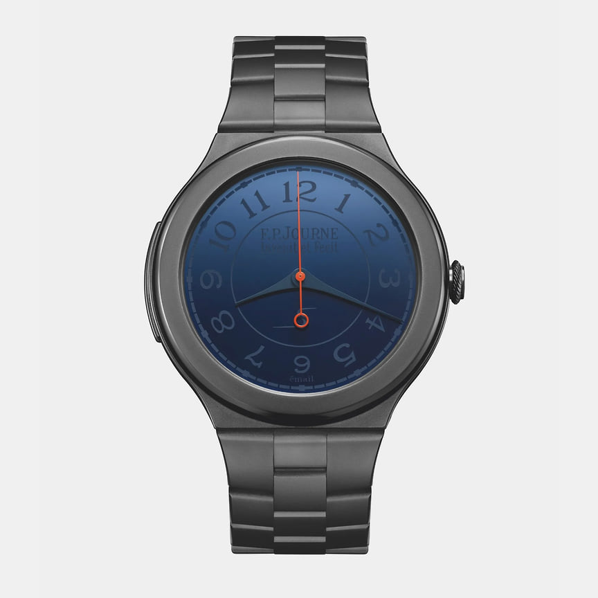 Часы F.P. Journe Chronometre Bleu Furtif: эстимейт аукциона - CHF 200-400 тыс., финальная цена – CHF 2 млн
