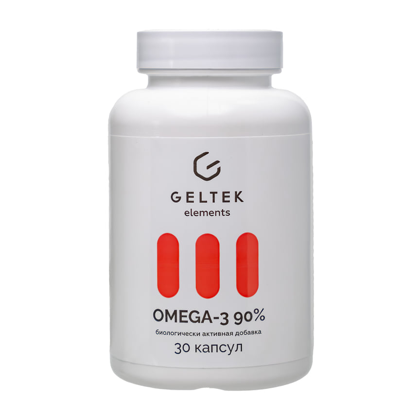 Geltek, биологически активная добавка Omega-3 90%