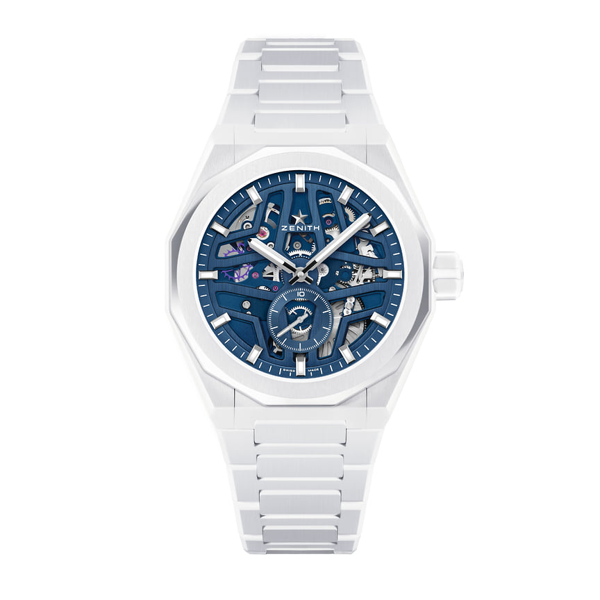 Часы Defy Skyline White Ceramic Skeleton, керамика, 41 мм, Zenith