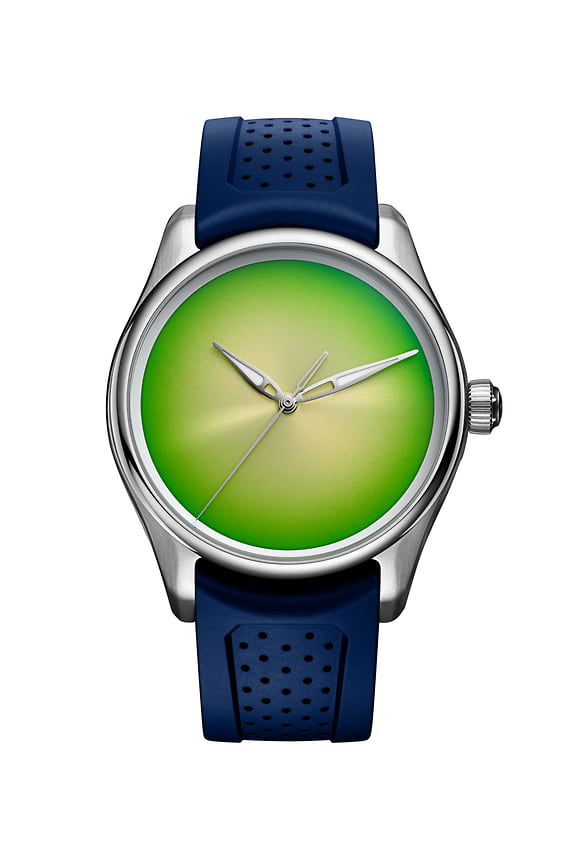 Часы The Pioneer Centre Seconds Concept Citrus Green, сталь, 42,8 мм, H.Moser &amp; Cie