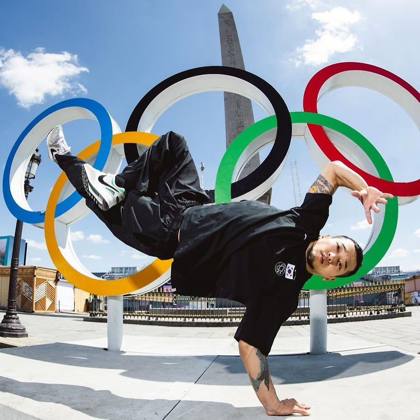 Южнокорейский брейкер B-boy Hongten