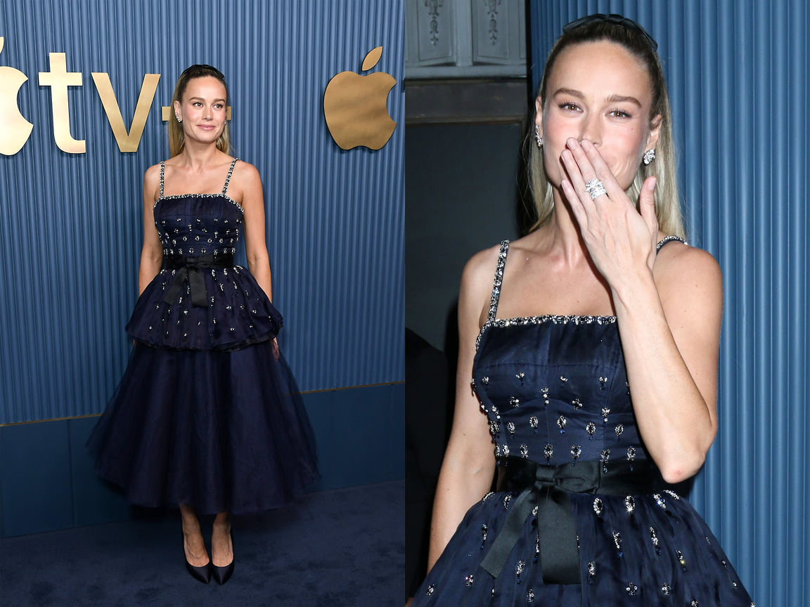 Бри Ларсон в Chanel Haute Couture и украшениях Chanel