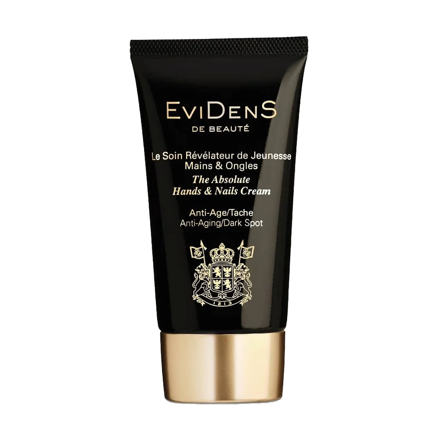 Evidens de Beauty, крем для рук и ногтей The Absolute Hands and Nails Cream: создает эффект перчаток, защищая кожу и повышая ее плотность. В составе: пептидный комплекс, термальная вода и экстракт юдзу