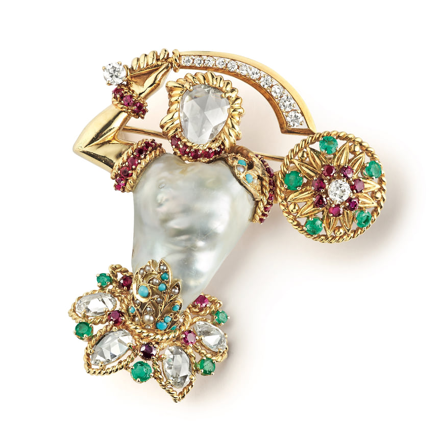 Van Cleef &amp; Arpels, брошь «Гладиатор», 1956 год