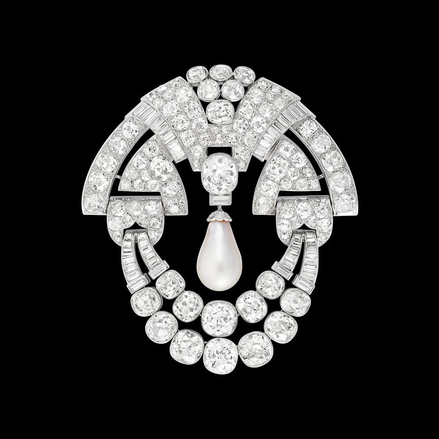 Van Cleef &amp; Arpels, брошь, около 1930 года