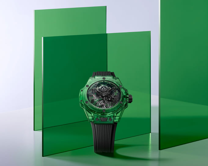 Часы Hublot Big Bang Tourbillon Automatic Green SAXEM