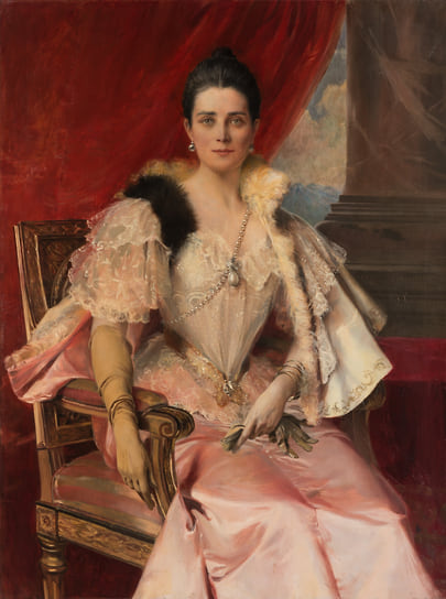 Портрет З.Н. Юсуповой. Francois Flameng. Россия.1894