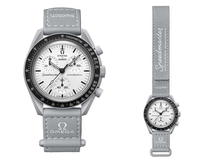 Часы Omega x Swatch Bioceramic MoonSwatch 1965