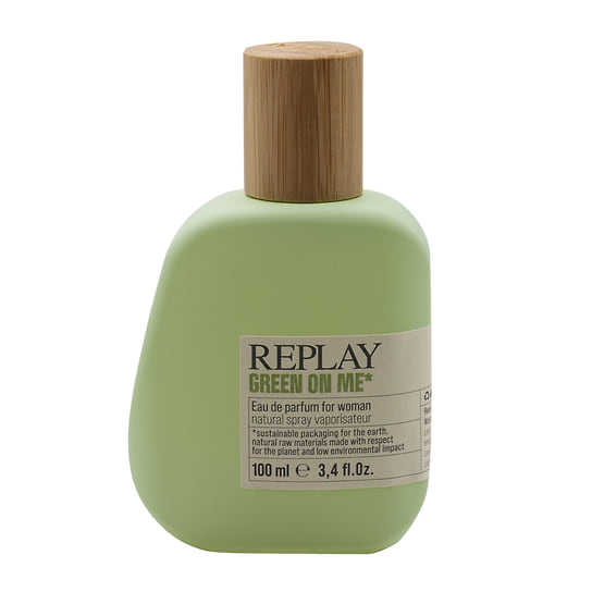 Reply, парфюмерная вода Green On Me For Woman.Ноты: бергамот, мандарин, плющ, гелиотроп, цветок апельсина, зеленое яблоко, сандал, пачули, ваниль