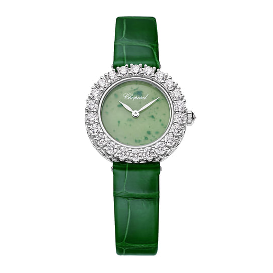 Часы L&#39;Heure du Diamant, золото, бриллианты, жадеит, Chopard
