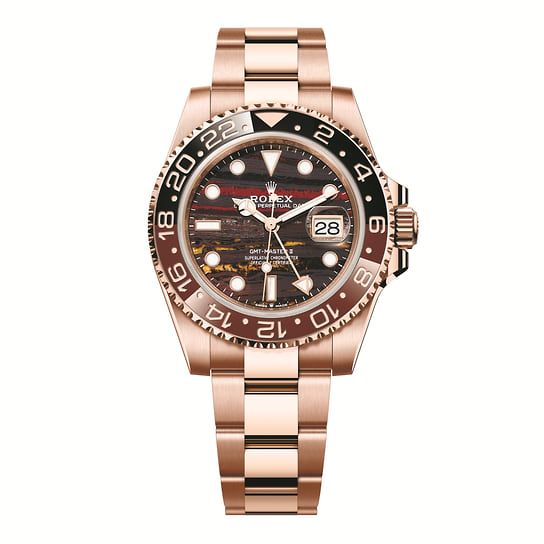 Часы Oyster GMT-Master II, золото Everose, тигровое железо, Rolex