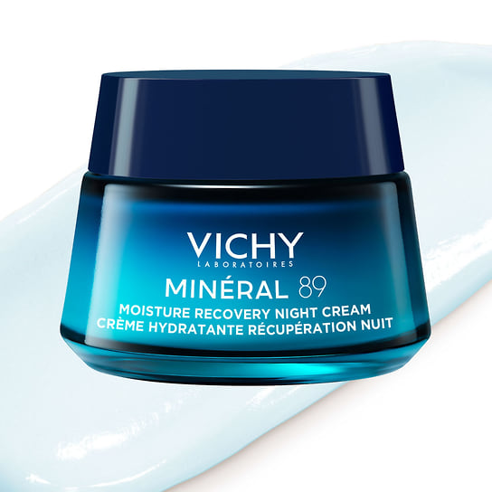 Vichy, ночной восстанавливающий увлажняющий крем для лица Minral 89 c мелатонином