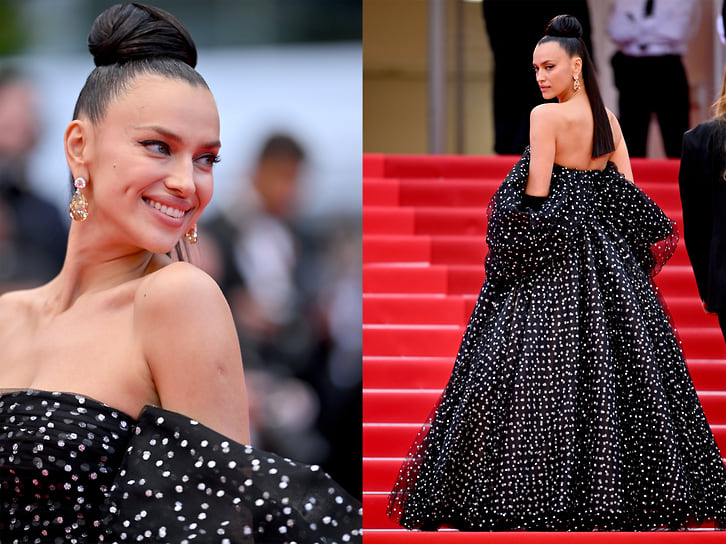 Ирина Шейк в Armani Prive и серьгах Anita Diamonds
