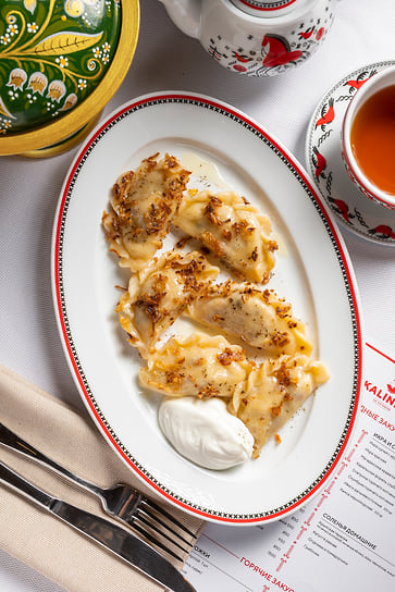 Вареники с картофелем и грибами