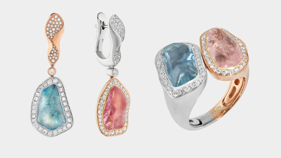 Кольцо и серьги Mousson Atelier