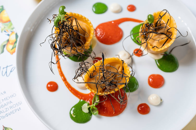 Равиоли с баклажанами