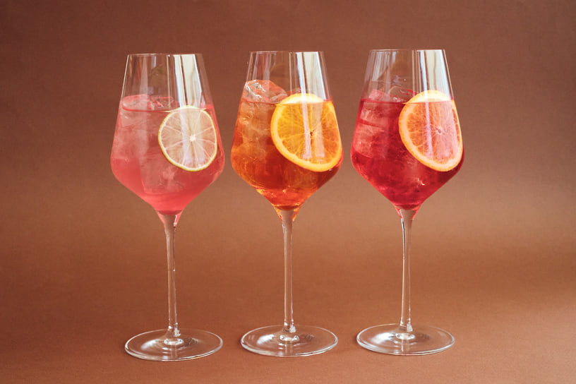 Коктейли Sarti, Aperol, Campari Spritz