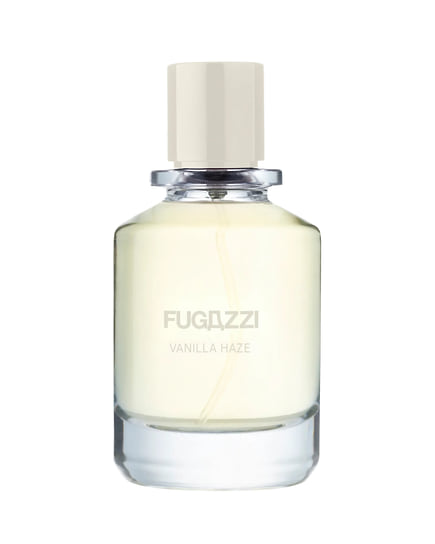 Fugazzi, Vanilla Haze. Ноты: миндаль, лесной орех, кокосовое молоко, мандарин, ваниль, бобы тонка, жасмин,: карамель, кашемировое дерево, амбра, мускус.