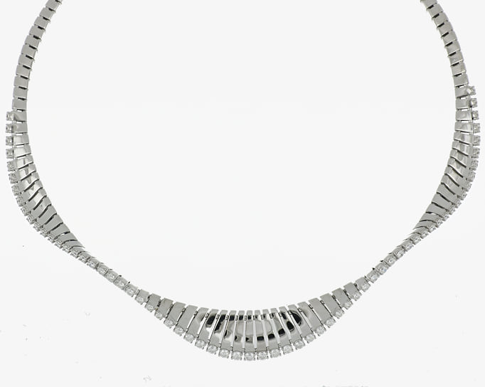 Колье Vito, белое и розовое золото, бриллианты, FerriFirenze (ЦУМ)