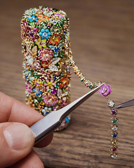 Помада-кулон Dior Rouge Premier в ювелирном футляре