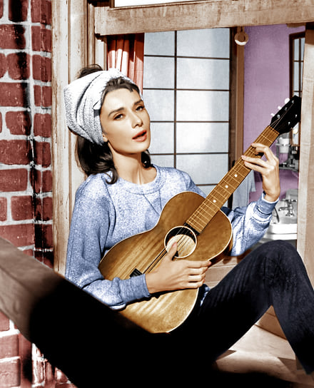 Одри Хепберн в фильме «Завтрак У Тиффани», 1961 год